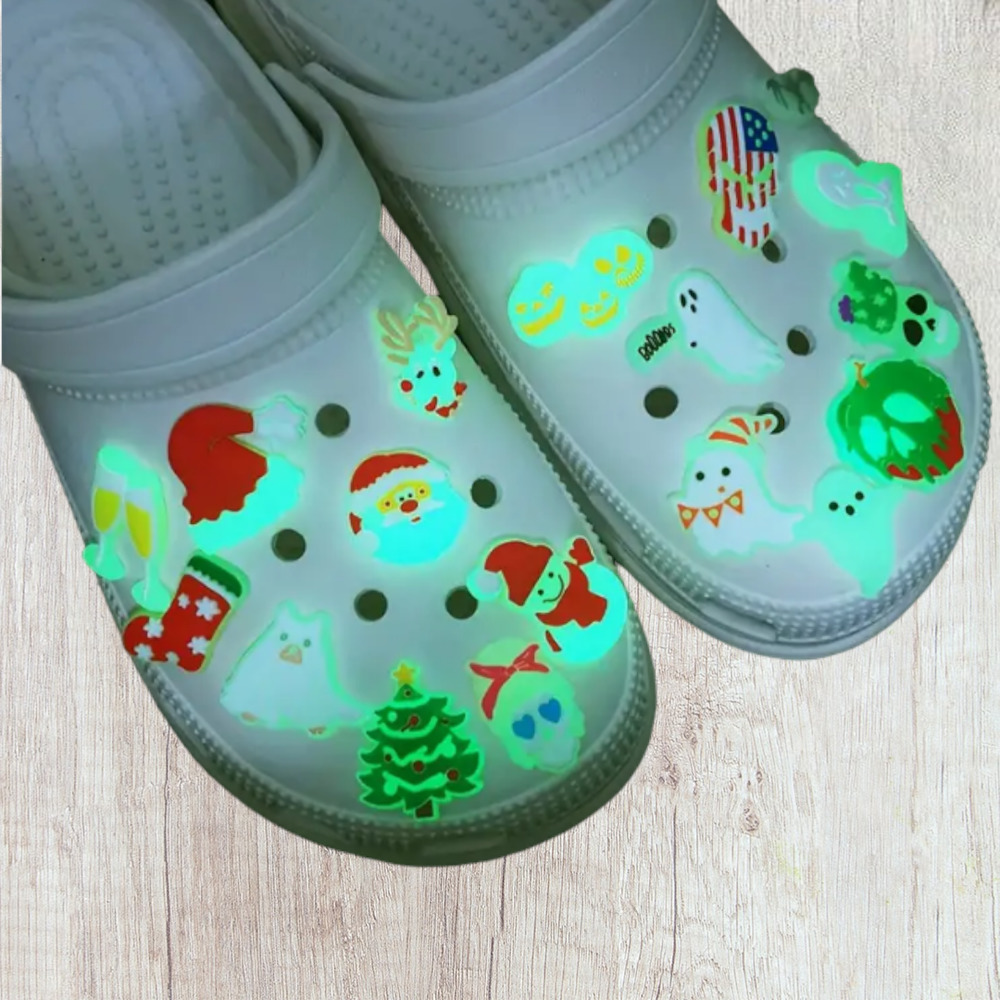 Croc Charms Halloween Glow In The Dark  - 6 Pieces - Picture 2 of 2